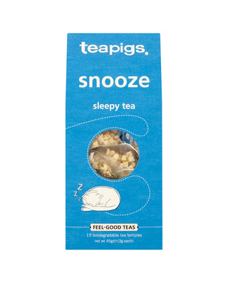 TEAPIGS Snooze Biodegradable Tea Temples 15 sachets