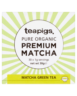 TEAPIGS Pure Organic Premium Matcha Green Tea 30g