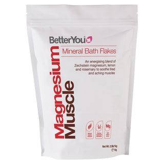 Magnesium Muscle Mineral Bath Flakes 1kg