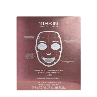 Rose Gold Brightening Facial Treatment Mask Box 5 sachets