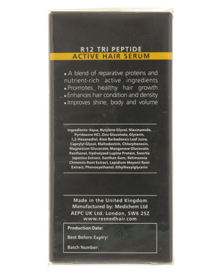 R12 Tri Peptide Active Hair Serum For Men 30ml