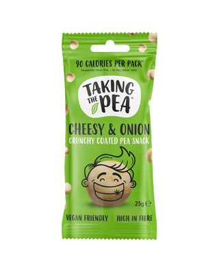 Cheesy & Onion Crunchy Coated Pea Snack 25g