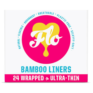 Organic Bamboo Liner Pack - Wrapped Daily Pantyliners 24 pads