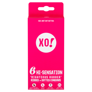 Righteous Rubber Condoms - Hi-Sensation 6 units