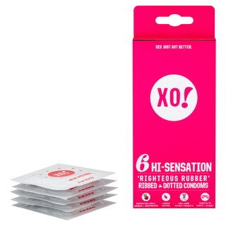 Righteous Rubber Condoms - Hi-Sensation 6 units
