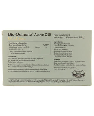 Bio-Quinone Active Q10 Gold 100mg 150 capsules