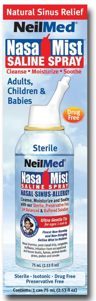 NEILMED NasaMist Isotonic Saline Spray 75ml