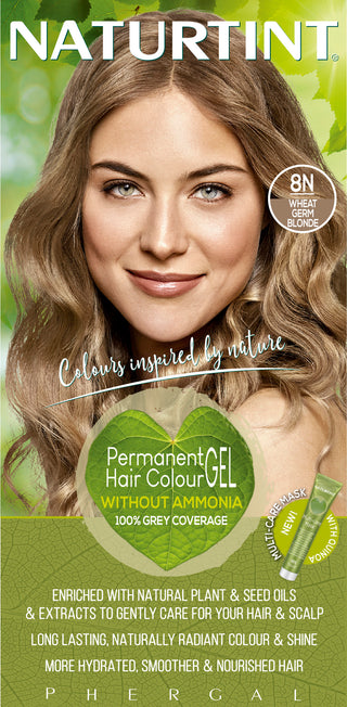 NATURTINT Naturally Better Permanent Hair Colour Wheat Germ Blonde 8N 165ml