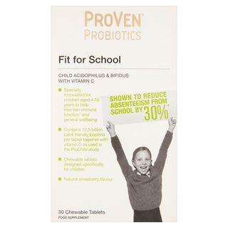 PROVEN Probiotics Fit for School Chewable 30 tablets