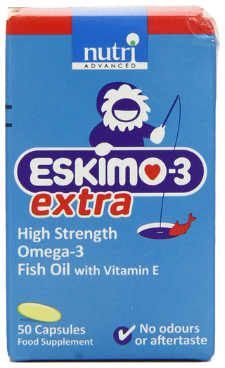 NUTRI ADVANCED Eskimo®-3 Extra Capsules - High Strength Fish Oil 50 capsules