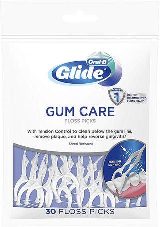 ORAL-B Glide Gum Care Floss Picks 30 units