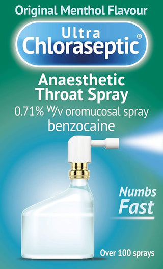 ULTRA CHLORASEPTIC Anaesthetic Throat Spray Menthol Flavour 15ml