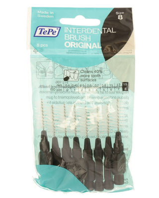 TEPE Interdental Brushes for Larger Spaces Black 1.5mm 8 units