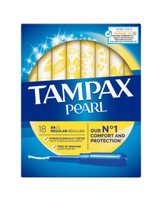 TAMPAX Pearl Regular Tampons 18 units