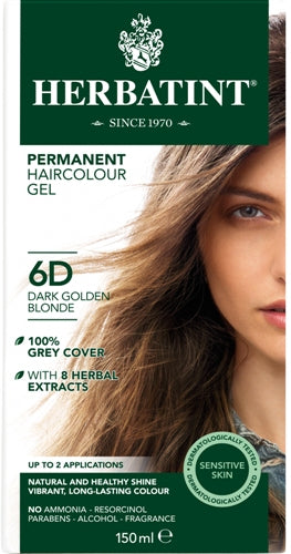6D Dark Golden Blonde Permanent Hair Colour Gel 150ml
