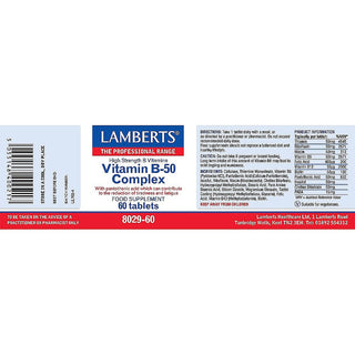 Vitamin B-50 Complex 60 tablets