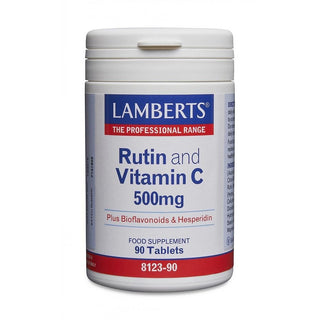 LAMBERTS Rutin & Vitamin C 500mg + Bioflavonoids 90 tablets