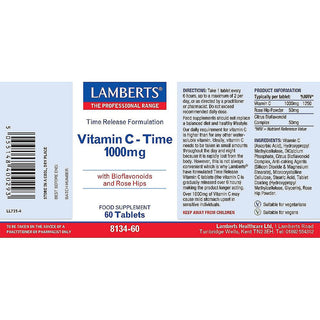 Vitamin C Time Release 1000mg 60 tablets