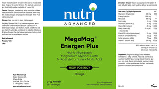 MegaMag® Energen Plus (Orange) Magnesium Powder 210g