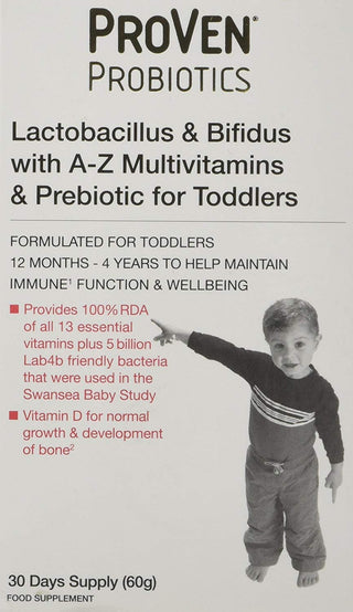 PROVEN Probiotics for Toddlers 30 Days Supply 60g