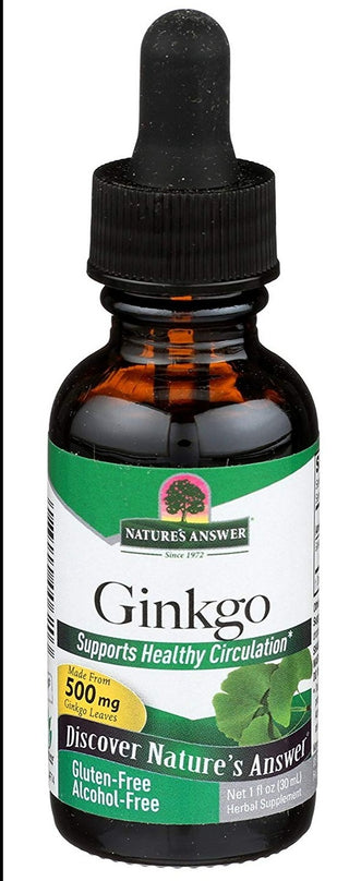 NATURE'S ANSWER Ginkgo Biloba Leaf Alcohol Free 30ml