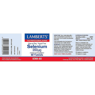 Selenium 200µg 60 tablets