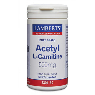 LAMBERTS Acetyl L-Carnitine 500mg 60 tablets
