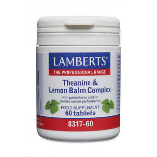 LAMBERTS Theanine & Lemon Balm Complex 60 tablets