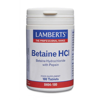 LAMBERTS Betaine HCl 324mg/Pepsin 5mg 180 tablets