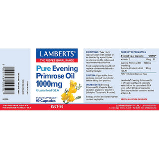 Pure Evening Primrose Oil 1000mg 90 capsules