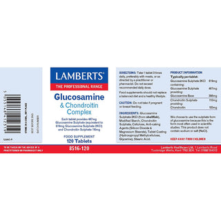 Glucosamine & Chondroitin Complex 120 tablets