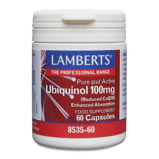 LAMBERTS Ubiquinol 100mg (Reduced Coq10) 60 capsules