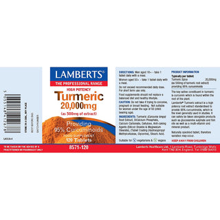 Turmeric 20,000mg 60 tablets