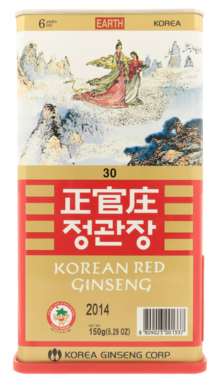 KOREAN RED GINSENG Whole Root Earth Grade 150g