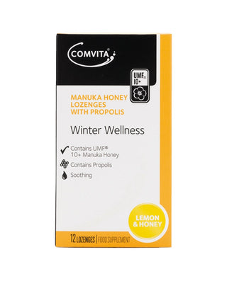 COMVITA Manuka Honey Lozenges with Propolis Lemon & Honey 12 lozenges