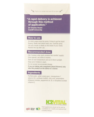Vitamin K2 Oral Spray 25ml