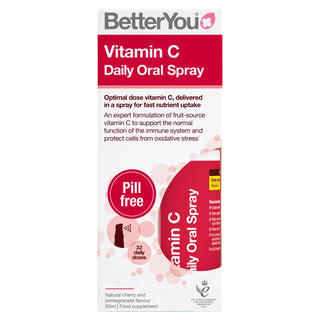 Vitamin C Daily Oral Spray Natural Cherry and Pomegranate Flavour 50ml