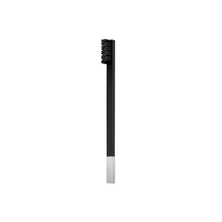 Slim Black Silver Soft Toothbrush