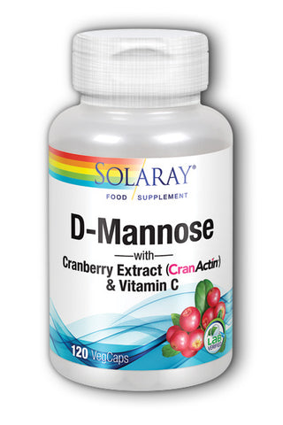 D-Mannose With Cranactin 1000mg 120 capsules