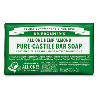 DR BRONNER'S Pure-Castile Bar Soap - Almond 140g