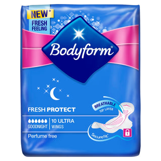 BODYFORM Ultra Towels Goodnight Wings 10 pads