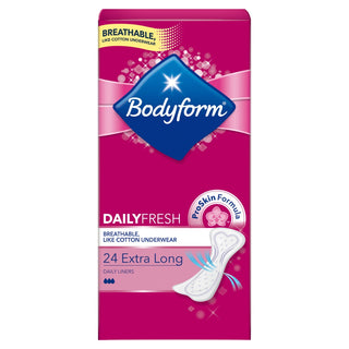 BODYFORM Daily Fresh Liners Extra Long 24 pads