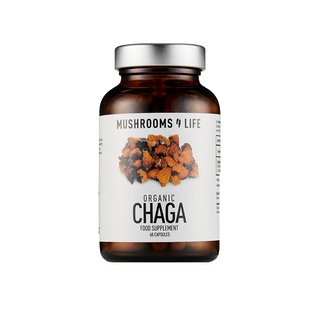 MUSHROOMS4LIFE Organic Chaga Capsules 60 capsules