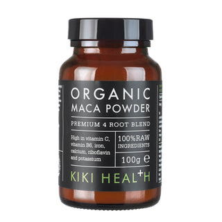 KIKI HEALTH Organic Premium 4 Root Maca Powder 100g