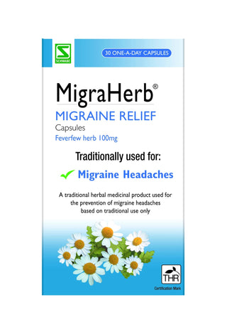 MIGRAHERB Migraine Relief 30 capsules