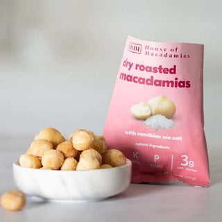 Macadamia Nuts, Roasted With Namibian Sea Salt 40g