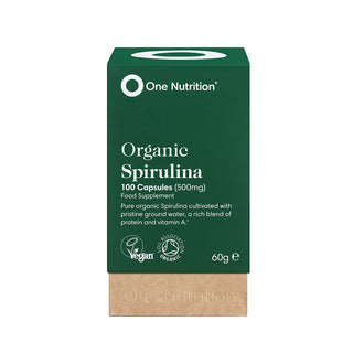 ONE NUTRITION Spirulina Vegecaps (500mg) 100 capsules
