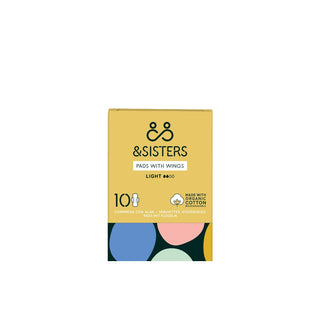 &SISTERS Pads With Wings - Light Absorbency 10 units