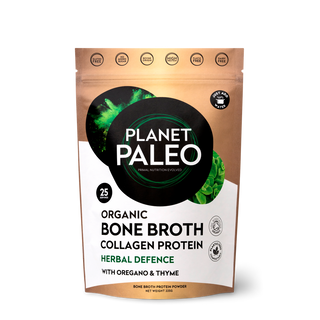 Organic Bone Broth Collagen Protein - Herbal Defence 225g