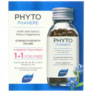Phytophanère Dietary Supplement for Hair and Nails 1+1